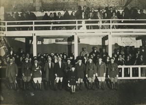 France Aisne? Fete au Manege de Chevaux d'Epourdon Ancienne Photo 1931
