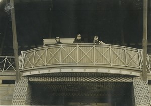 France Saumur? army cavalry Officers Grandstand Old Photo 1920's