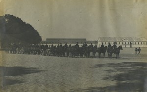 France Saumur? army cavalry Military Horse riders Exercises Old Photo 1920