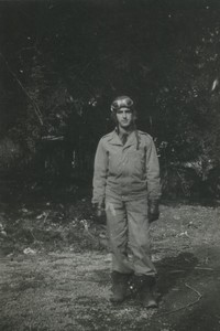 France Airplane Pilot Aviation Old snapshot Photo 1950