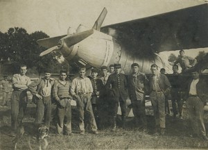 France Strasbourg Aviation Breguet 19? Airplane Old snapshot Photo 1928