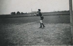 France sports Football Match Countryside Old snapshot Photo 1935