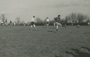 France sports Amateur football soccer game Old snapshot Photo 1950 #1