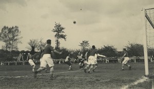 France sports Amateur football soccer game Old snapshot Photo 1950 #2