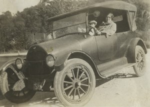 France or USA? Old banger Automobile Old snapshot Photo 1924
