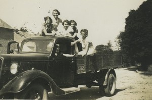 United Kingdom Pickup Truck old bangers Old snapshot Photo 1936