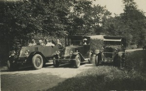 France 3 old bangers Renault? Automobiles Old snapshot Photo 1930