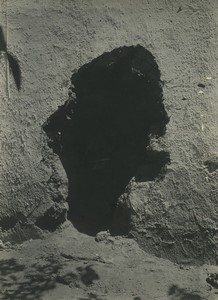 France Abstraction trou dans le mur Porte? Ancienne Photo Studio 1930