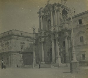 Italy Sicily Syracuse Tourism 31 Old Snapshot Photos Lot 1930