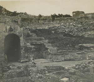 Italie Herculanum Tourisme Huit Anciennes Photos Amateur Lot vers 1930