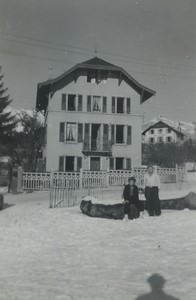 France Saint Gervais Ski Vacances Neuf Anciennes Photos Amateur Lot vers 1938