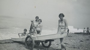 France Wimereux Jeu de Plage Canoe Kayak Dix Anciennes Photos Amateur Lot vers 1936