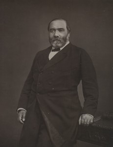 France Journalist Francisque Sarcey Galerie Contemporaine Old Photo Franck 1880