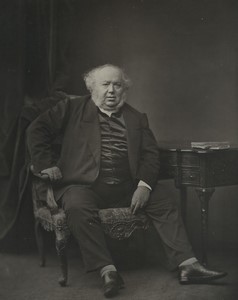 France Writer Jules Janin Galerie Contemporaine Old Photo Bertall 1880