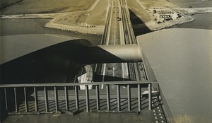 Germany Tönning Eider Barrage Eidersperrwerk Construction Old Press Photo 1970