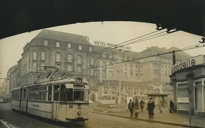 Germany Erfurt Hotel Erfurter Hof Tramway Old Press Photo 1970