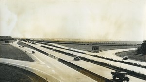 Germany Koln Manheim Motorway Old Press Photo 1957