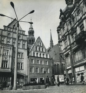 Allemagne Zwickau rue du centre ville Eglise Ancienne Photo de Presse 1972