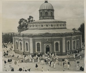 Ethiopia Addis Ababa St Georges Cathedral Old Studio Photo 1930