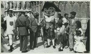 Spain Tarragona? Sant Magi Festival? Castellarnau Old Studio Photo 1950