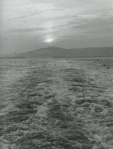 Iles Baleares Majorque Mallorca? Vue en mer vers la Cote Soleil Oiseaux en vol Ancienne Photo Studio 1970 #2