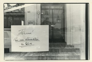 France Tours Loire pollution Closed Shop Protex Chemical Disaster Photo 1988