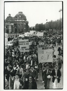 France Paris Students protest against Savary law Old Colacicco Photo 1984 #3