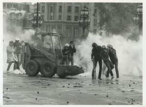 France Paris Students protest against Savary law Old Foucault Photo 1984 #9
