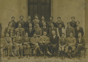 France Lille Lycée Faidherbe Photo de Classe Eleves Ancienne Photo Studio 1922