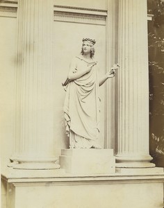 Italie Genes Pegli Villa Durazzo-Pallavicini statue de Laetitia Ancienne Photo Studio A. Noack 1880