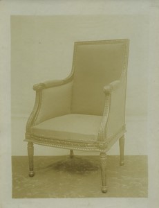 Belgium Brussels Vander Voort Furniture armchair Old Studio Photo 1910 #1