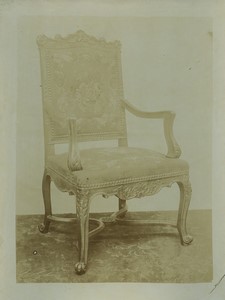Belgium Brussels Vander Voort Furniture armchair Old Studio Photo 1910 #3