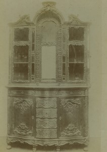 Belgium Brussels Vander Voort Furniture Carved Rococo Buffet Studio Photo 1910