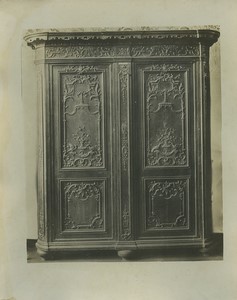 Belgium Brussels Vander Voort Furniture Carved Wood Armoire Studio Photo 1910 #2