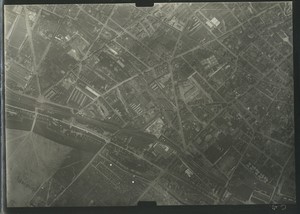 France Paris Auteuil Panorama #4 WWI Old Aerial View Photo 1918