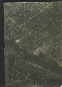 France Paris Auteuil Panorama #5 WWI Old Aerial View Photo 1918