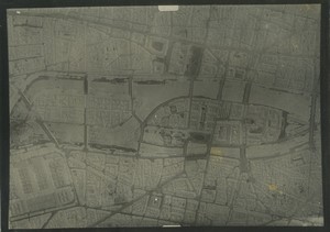 France Paris Iles de la Cité Saint Louis WWI Old Military Aerial Photo 1918