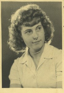 Algerie Oran Jeune Dame Portrait Ancienne Photo Studio Lafoto 1948