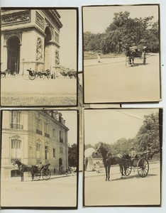 Paris 5 Anciennes Photos Studio Eastman Kodak avec negatifs dans enveloppe 1900