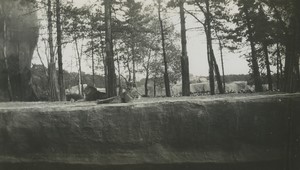 France Vincennes Zoo Lion enclosure Old Snapshot Photo 1935 #1