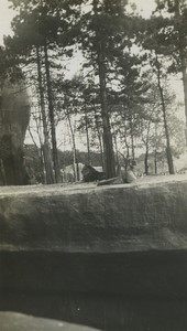 France Vincennes Zoo Enceinte des Lions Ancienne Photo Snapshot 1935 #2