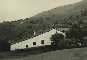 France Pays Basque Sare Ferme Traditionnelle Caserio Ancienne Photo Snapshot Annees 1950