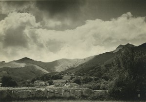 France Pays Basque Sare? Saint-Étienne-de-Baïgorry? Campagne Ancienne Photo Snapshot Annees 1950 #1