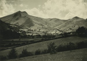 France Basque Country near Saint-Etienne-de-Baïgorry Old Snapshot Photo 1950's