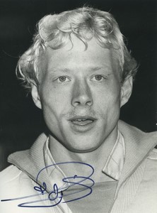 Football Soccer 1982 FC Nantes Henrik Agerbech Old Studio Photo Signed