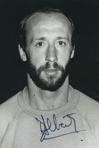 Football Soccer 1987 Stade Lavalois Daniel Alberto Old Studio Photo Signed
