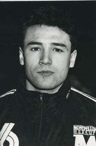 Football Soccer 1994 Montpellier HSC Bruno Alicarte Old Studio Photo