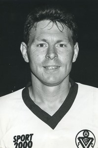 Football Soccer 1988 Girondins de Bordeaux Clive Allen Old Studio Photo