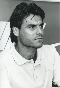 Football Soccer 1991 Olympique de Marseille OM Manuel Amoros Old Studio Photo