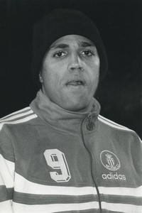 Football Soccer 1996 AS Monaco Sonny Anderson Old Studio Photo